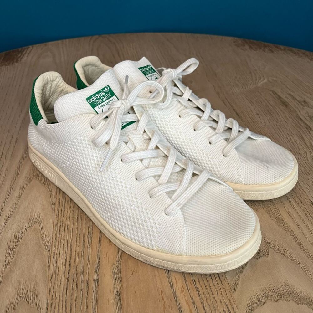 adidas Stan Smith OG PrimeKnit Sneakers Trainers Shoes White Green Men’s 7